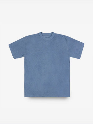 Utilitees Natural Indigo / White Body Loopwheel Crew Neck T-Shirt