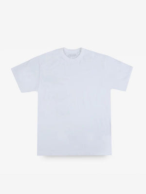 Utilitees White 5.5oz Loopwheel Crew Neck T-Shirt