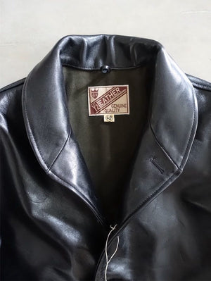 Y'2 Aniline Black Horse Hide Cossack Jacket