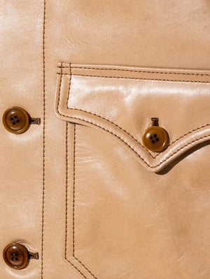 Y'2 PERSIMMON TANNIN DYED HORSE COSSACK JACKET