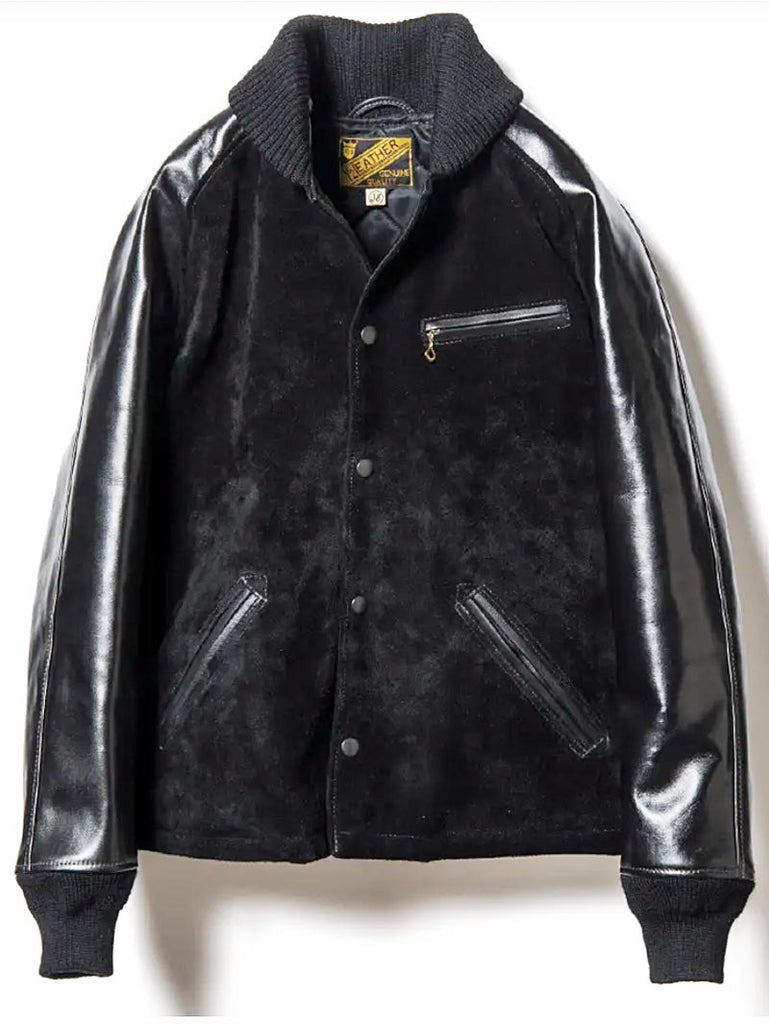 Y'2 Steer Suede & Vintage Horse Leather Jacket - Mildblend Supply 