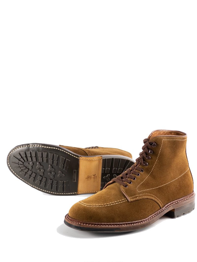 Alden Indy Boot 4011HC Moc Toe Boot (Snuff Suede)