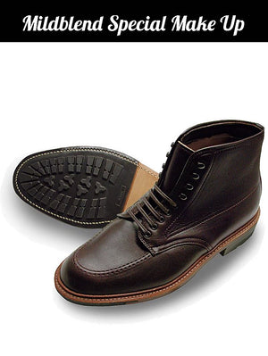 Alden X Mildblend Supply D1923HC Mocc Toe Boot Horween Dark Brown Lux