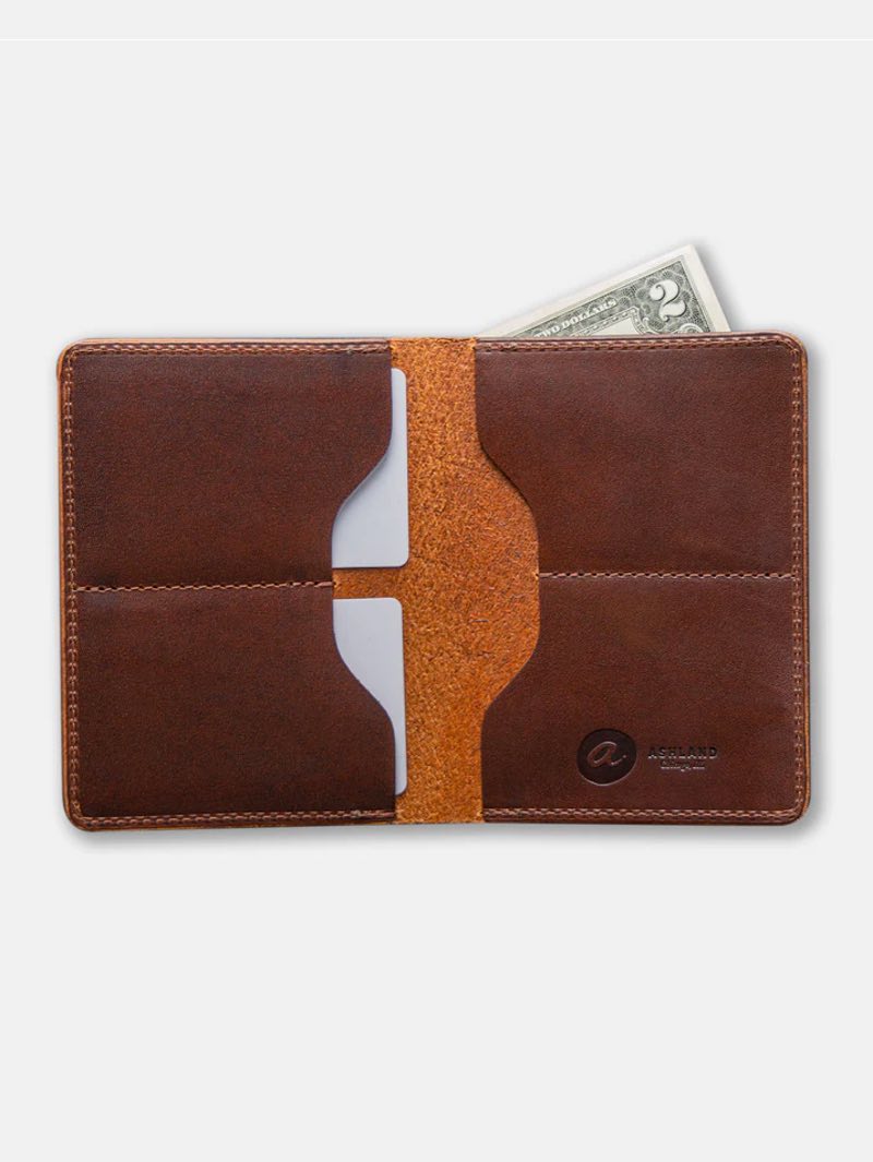 Ashland Leather Brown Fat Herbie Dublin Wallet