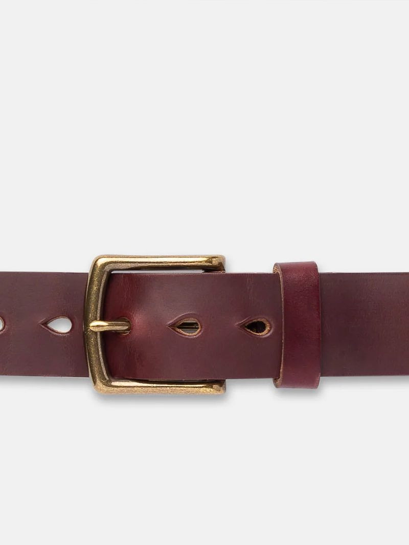 Ashland Leather Co. | Leather Keychain Belt Clip Natural CXL