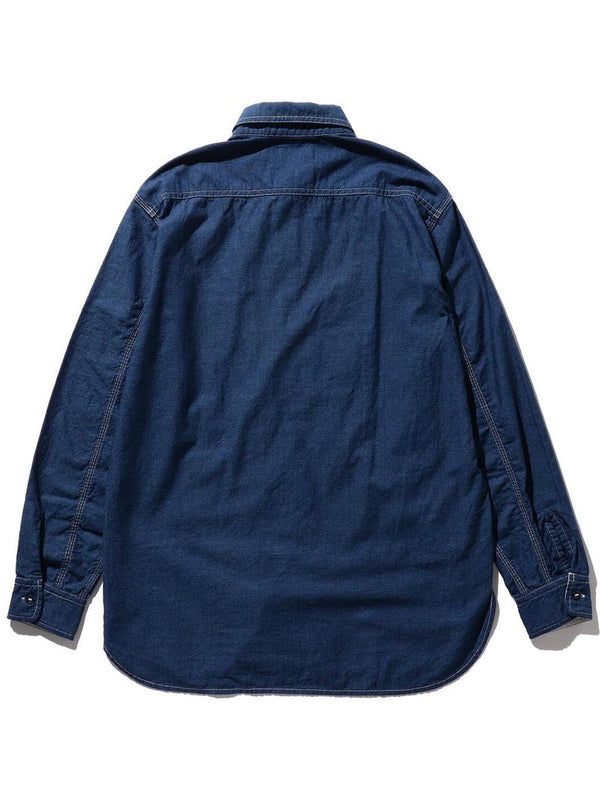 Beams Plus Work Chambray Dark Indigo - Mildblend Supply Co
