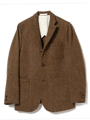 Beams Plus 3 Button Harris Tweed Jacket