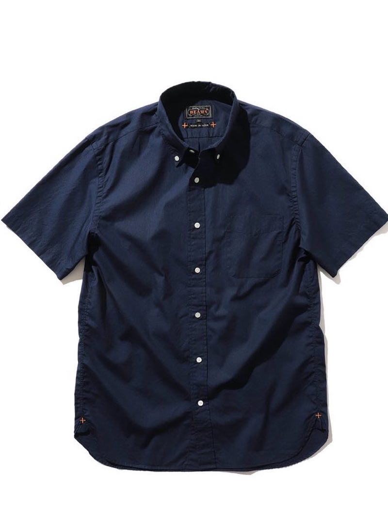 Beams Plus Button Down Navy Shirt