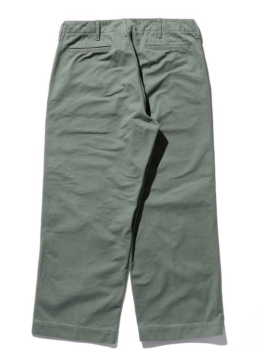 Beams Plus Sage MIL Trousers Herringbone - Mildblend Supply Co