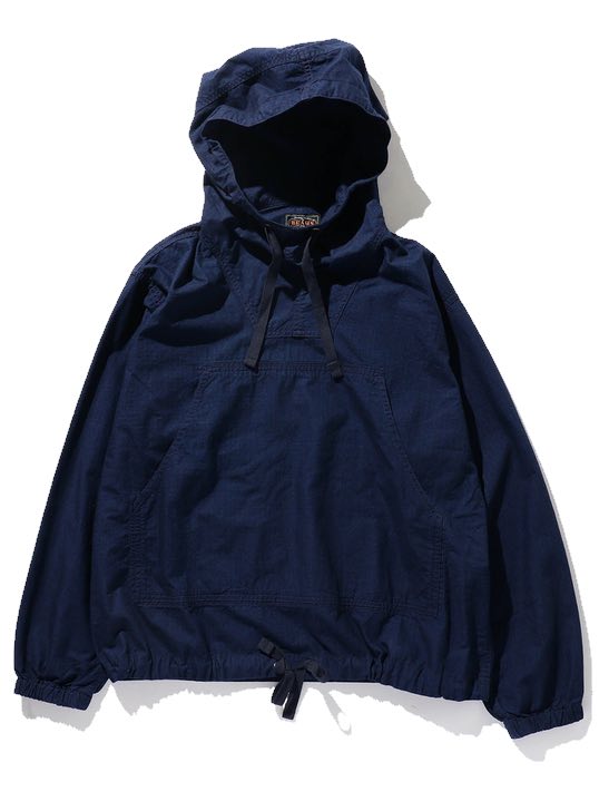Beams Plus Indigo MIL Smock Indigo Rip Stop