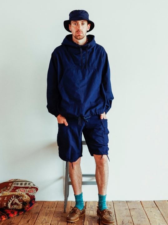 Beams Plus Indigo MIL Smock Indigo Rip Stop - Mildblend Supply Co
