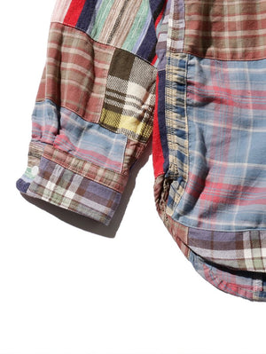 Beams Plus Work Indian Patchwork Shirt