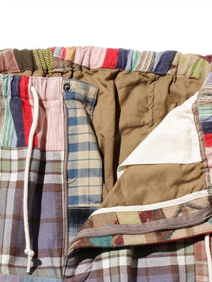 Beams Plus Patchwork Flannel Pants