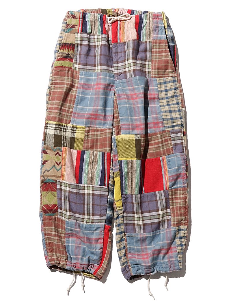 Beams Plus Patchwork Flannel Pants