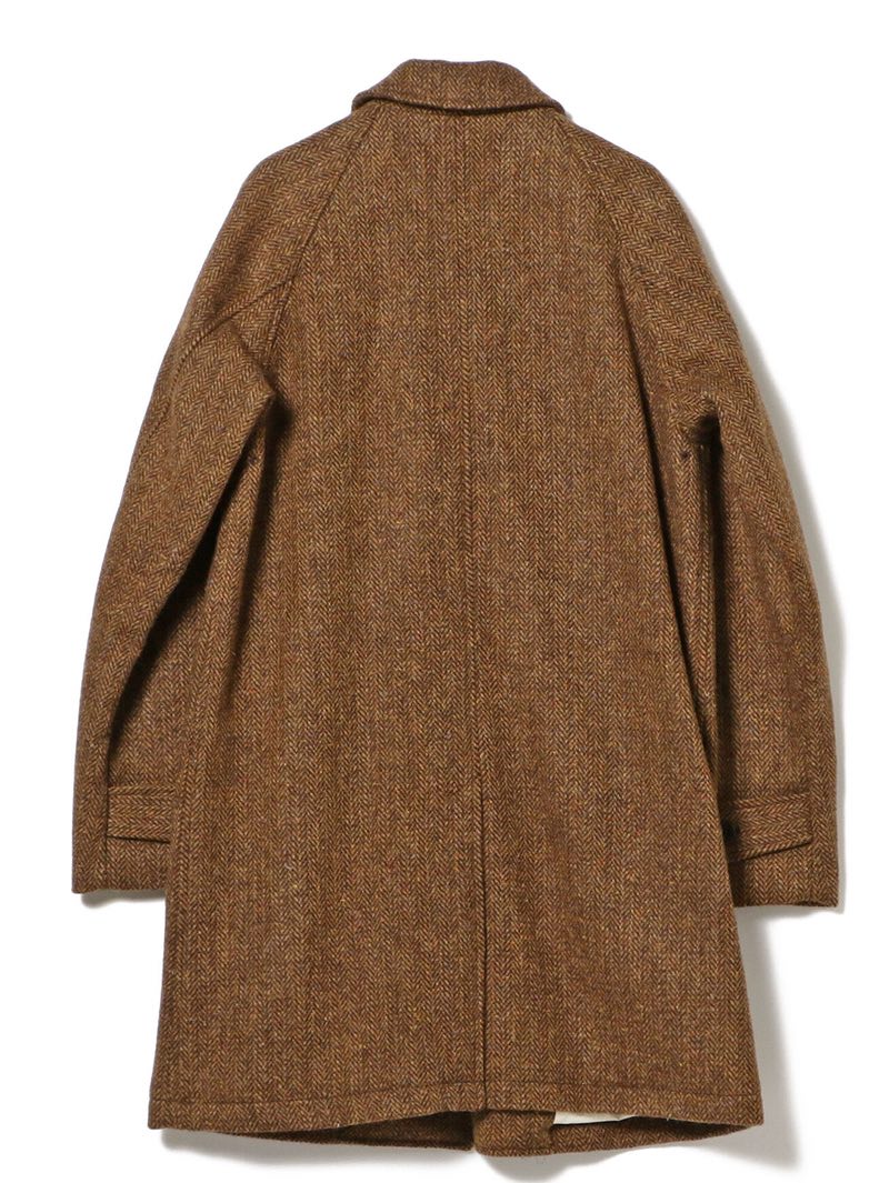 Beams Plus Bal Collar Coat Harris Tweed Coat