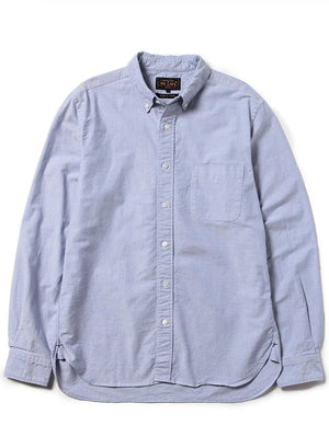 Beams Plus Button Down Oxford Navy