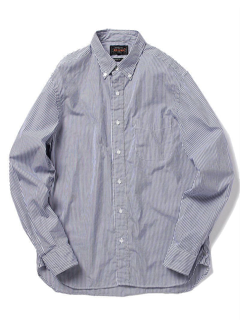 Beams Plus BD London Stripe Navy