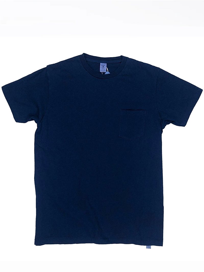 Velva Sheen Indigo Pocket T-Shirt