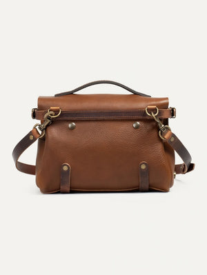 bleu de chauffe Amber Brown S Postman Bag