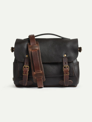 bleu de chauffe Dark Brown S Postman Bag