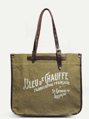bleu de chauffe Khaki US Bazar Tote Bag