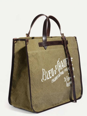 bleu de chauffe Khaki US Bazar Tote Bag