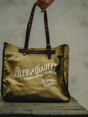 bleu de chauffe Khaki US Bazar Tote Bag