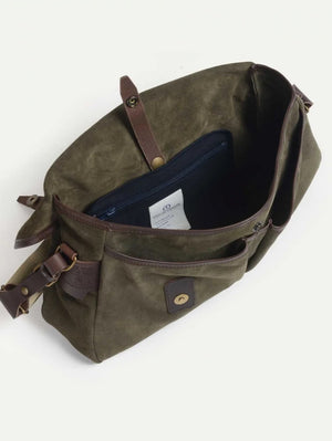 bleu de chauffe Musette S Musk Suede Bag