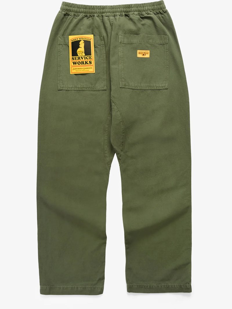 Service Works Olive Classic Chef Pants