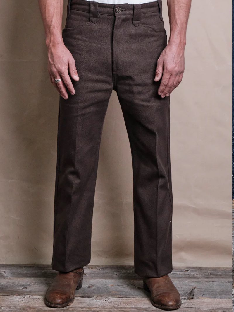 Freenote Cloth Duster Pant Brown