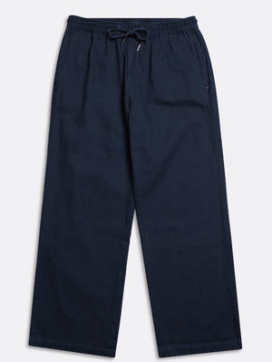 Far Afield House Trouser - Navy Panama Twill