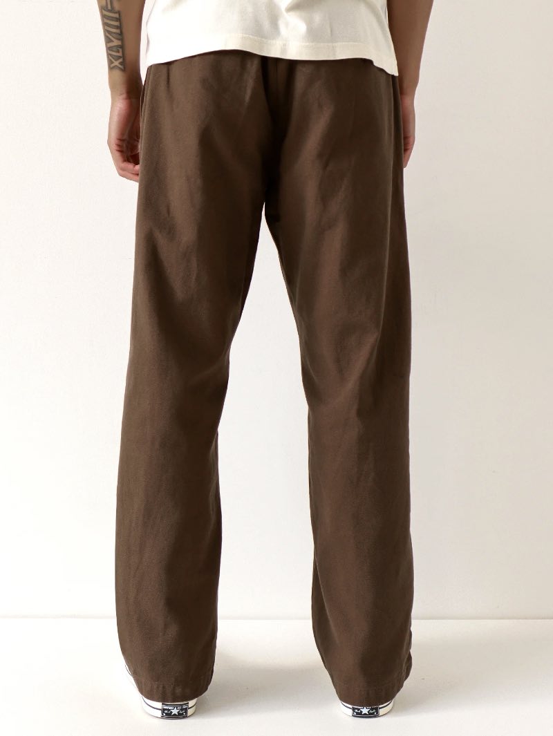 Far Afield House Trouser - Brown Panama Twill