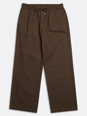 Far Afield House Trouser - Brown Panama Twill