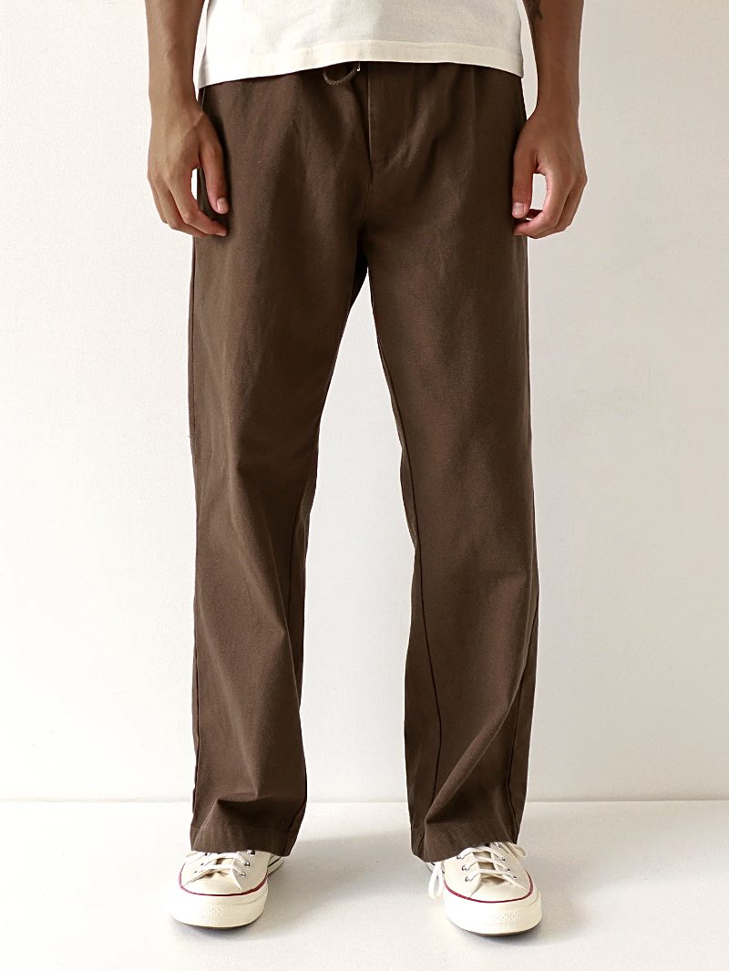 Far Afield House Trouser - Brown Panama Twill