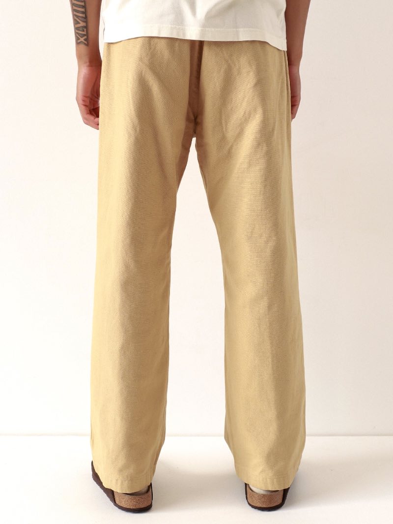 Far Afield House Trouser - Sand Panama Twill