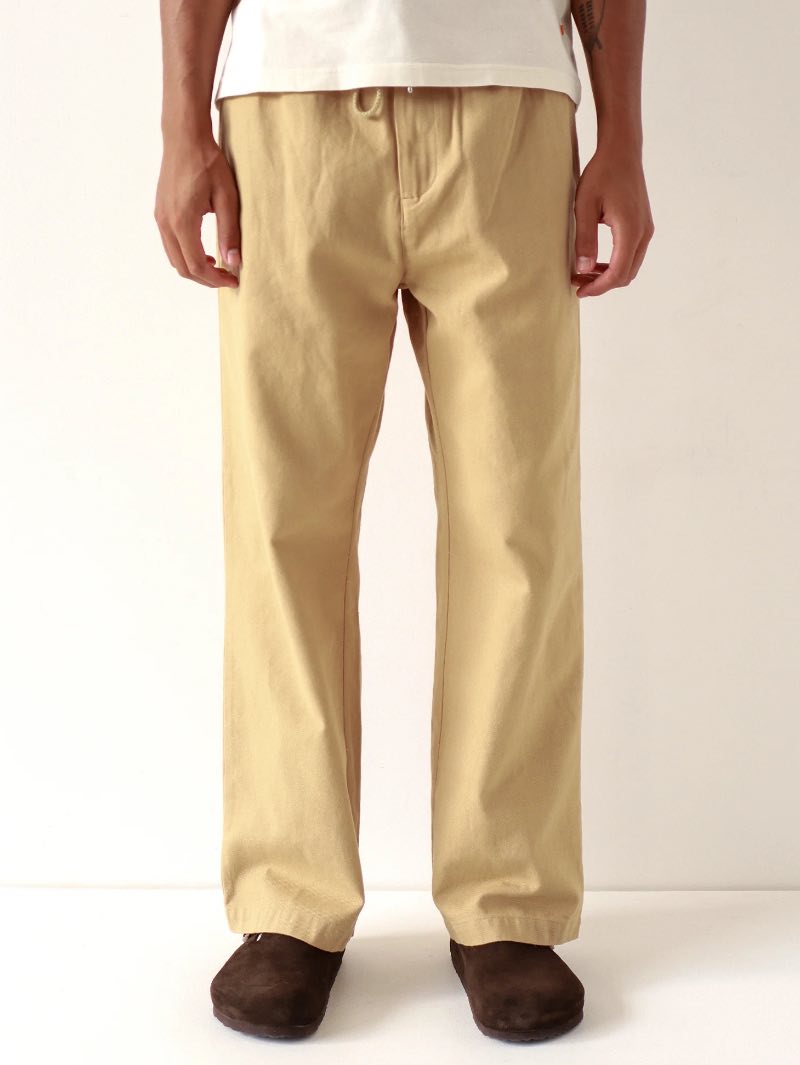 Far Afield House Trouser - Sand Panama Twill