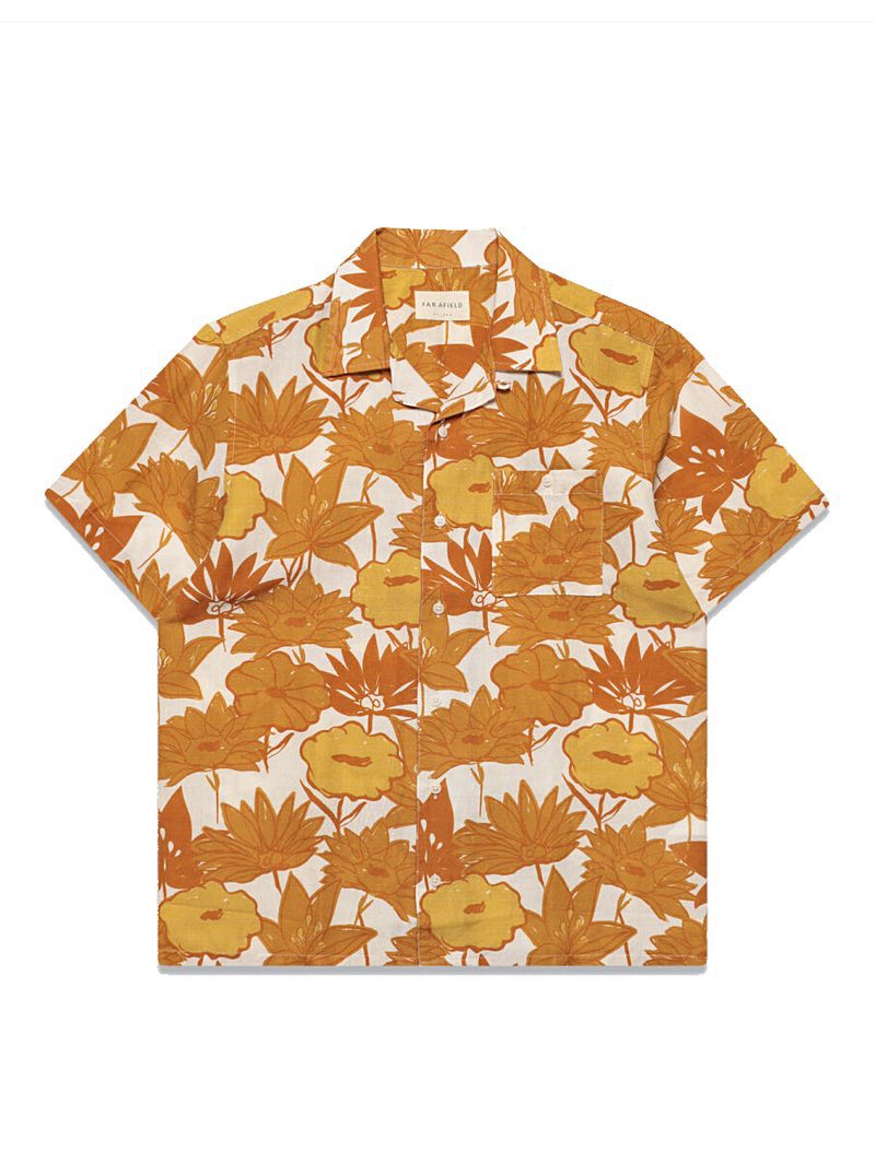 Far Afield Selleck S/S Shirt Flower Collage