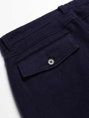 Far Afield Ryder Trouser - Navy Iris Melton