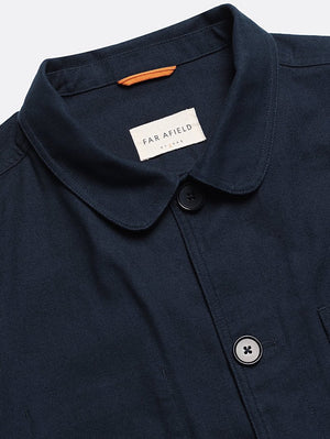 Far Afield Station Jacket - Navy Panama Twill