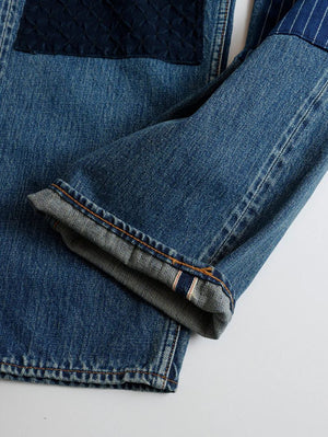 FDMTL Patchwork MG119 Classic Straight Selvedge Jeans