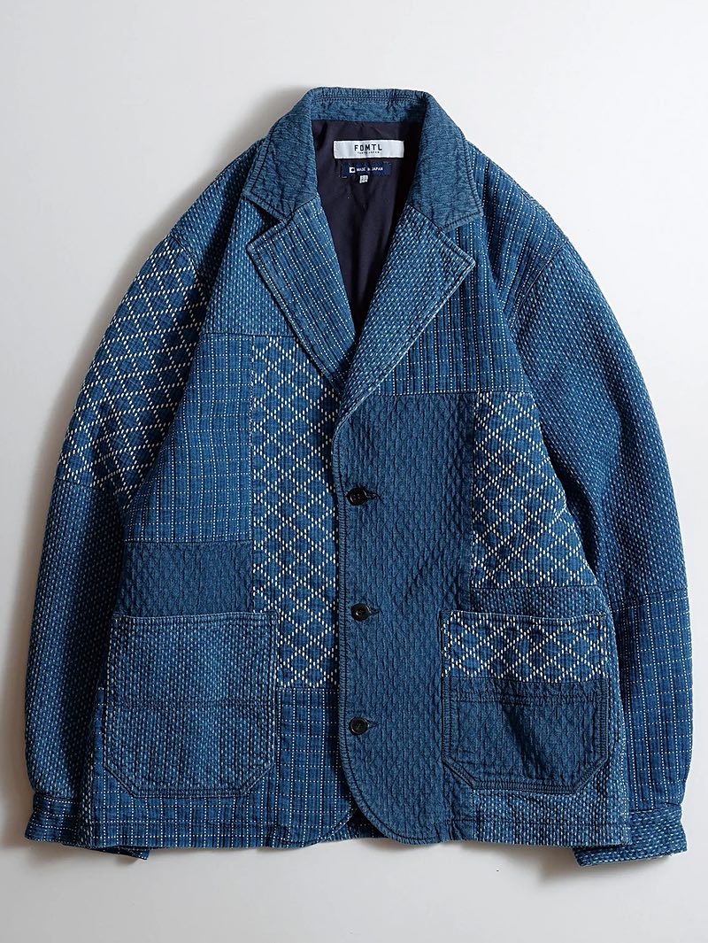 FDMTL Patchwork Sport Jacket 3YR Wash JK32U - Mildblend