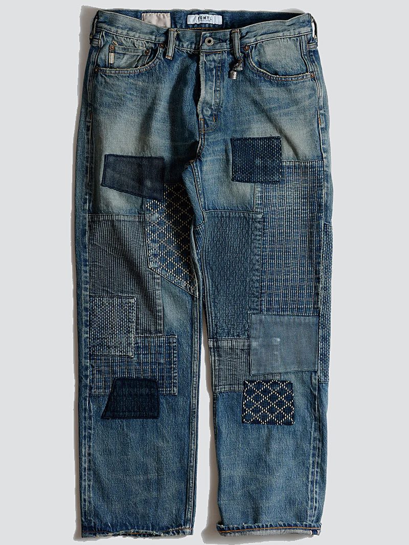 FDMTL Patchwork MG115 Classic Straight Jeans - Mildblend FDMTL Patchwork MG115 Classic Straight Jeans - Mildblend
