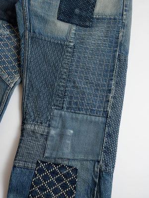 FDMTL Patchwork MG115 Classic Straight Jeans