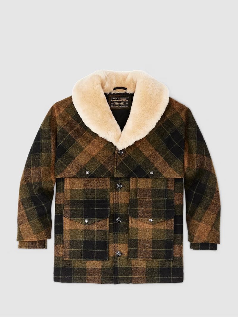 Filson Lined Mackinaw Wool Packer Coat