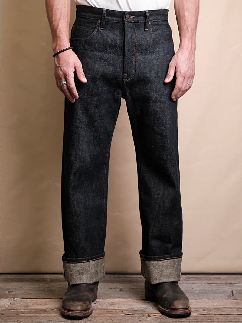 Freenote Cloth Modesto Straight Cut 15oz Indigo Denim