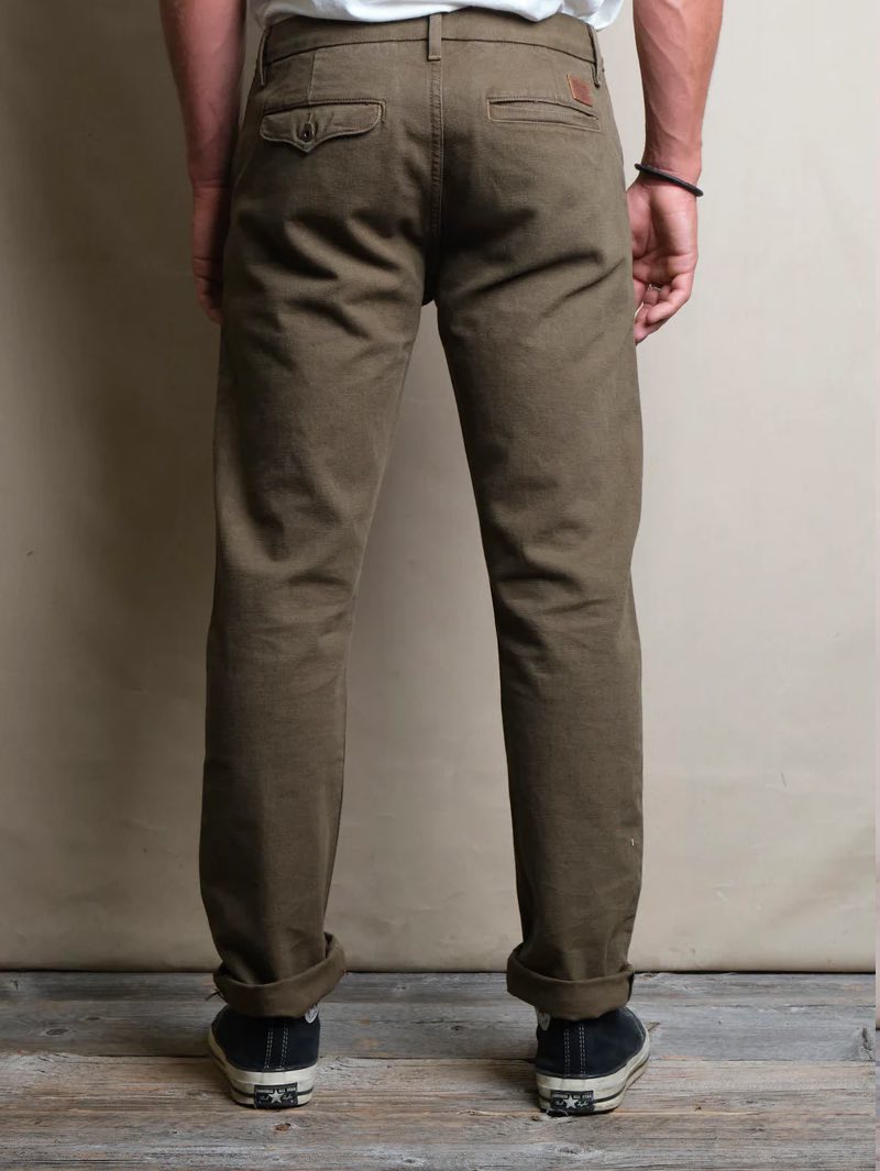 Freenote Cloth Workers Chino 14oz Army