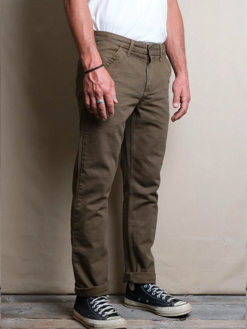 Freenote Cloth Workers Chino 14oz Army