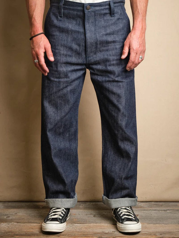 Freenote Cloth Ortega 13oz Indigo Selvedge Denim - Mildblend Supply Co