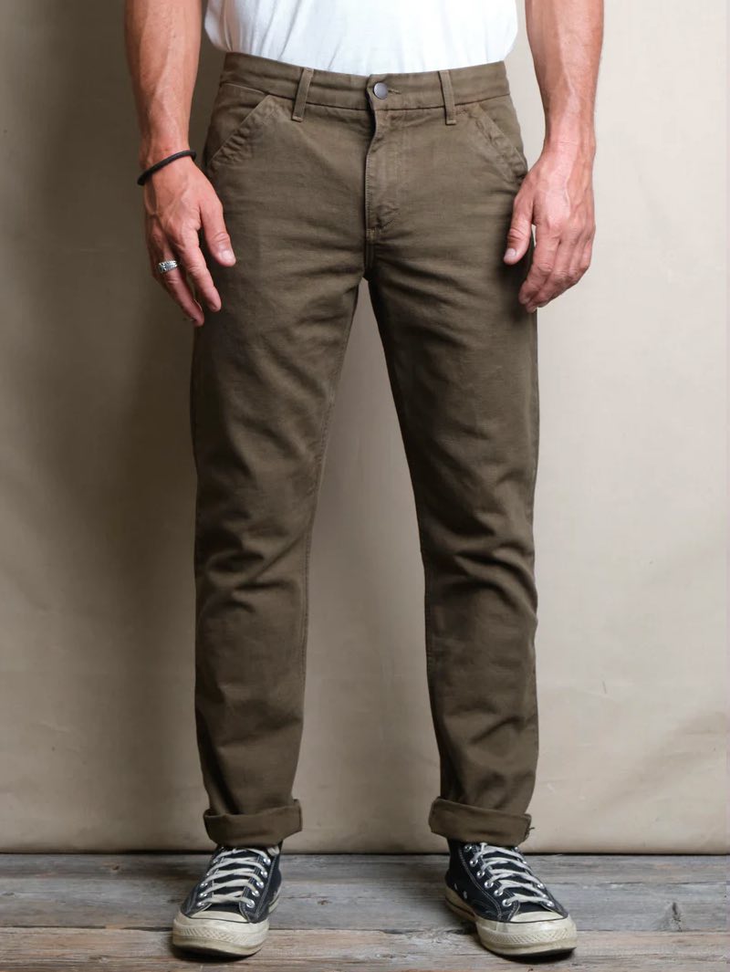 Freenote Cloth Workers Chino 14oz Army