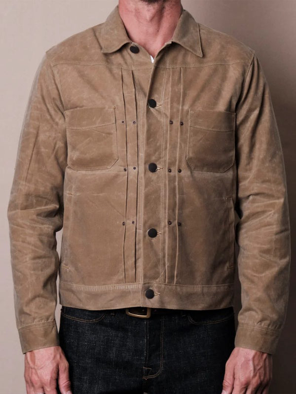 Freenote Cloth Riders Jacket Tumbleweed with Red Lining Jacket ...